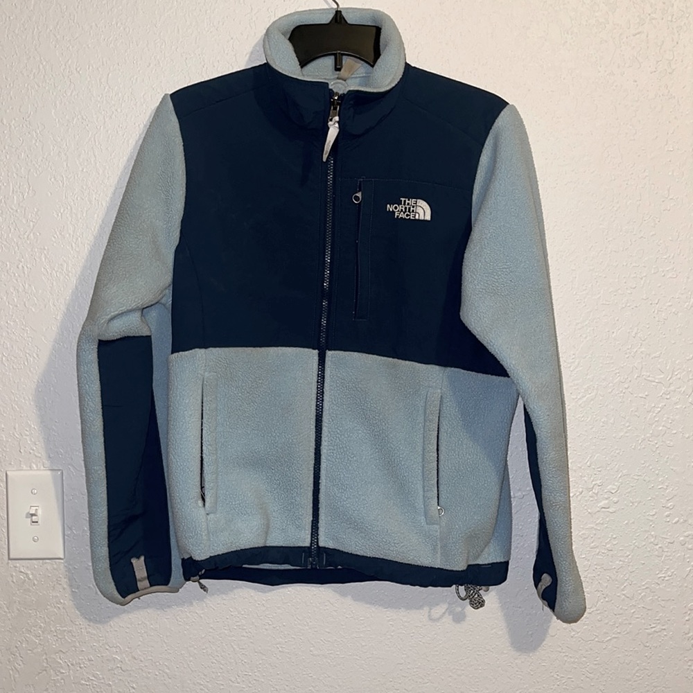 North Face blue jacket size small.